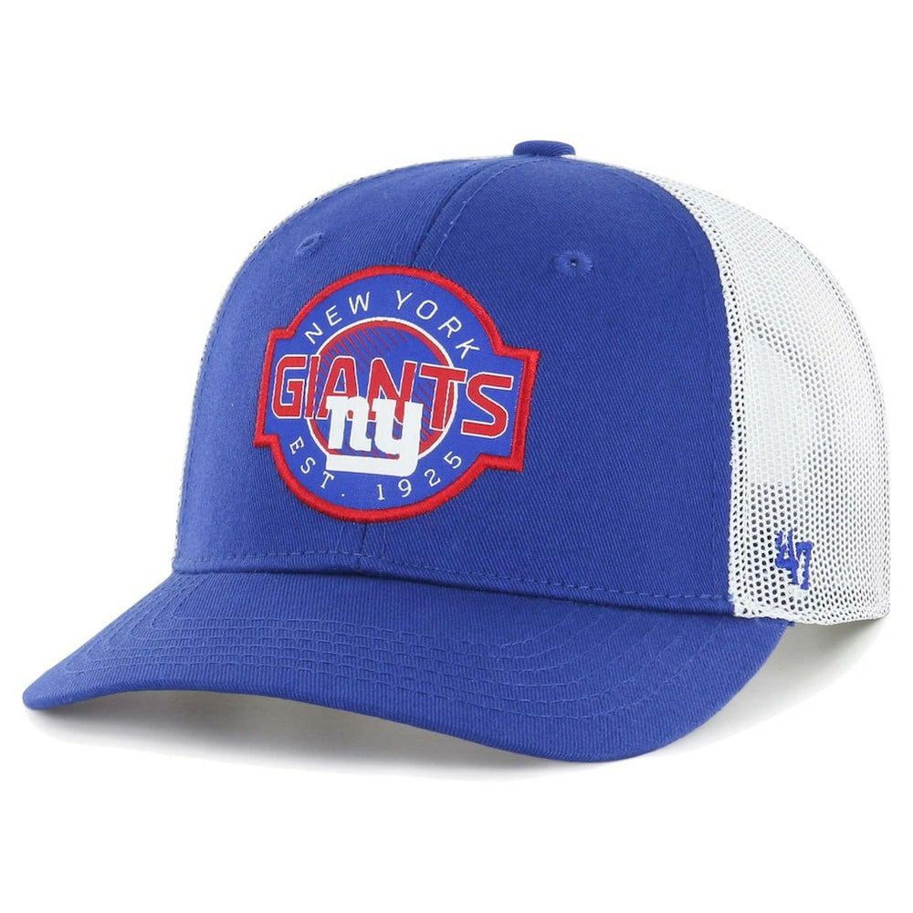 New York Giants '47 Youth Scramble Adjustable Trucker Hat - Royal/White on sale
