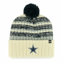 Dallas Cowboys '47 Tavern Cuffed Knit Hat with Pom - Cream discount