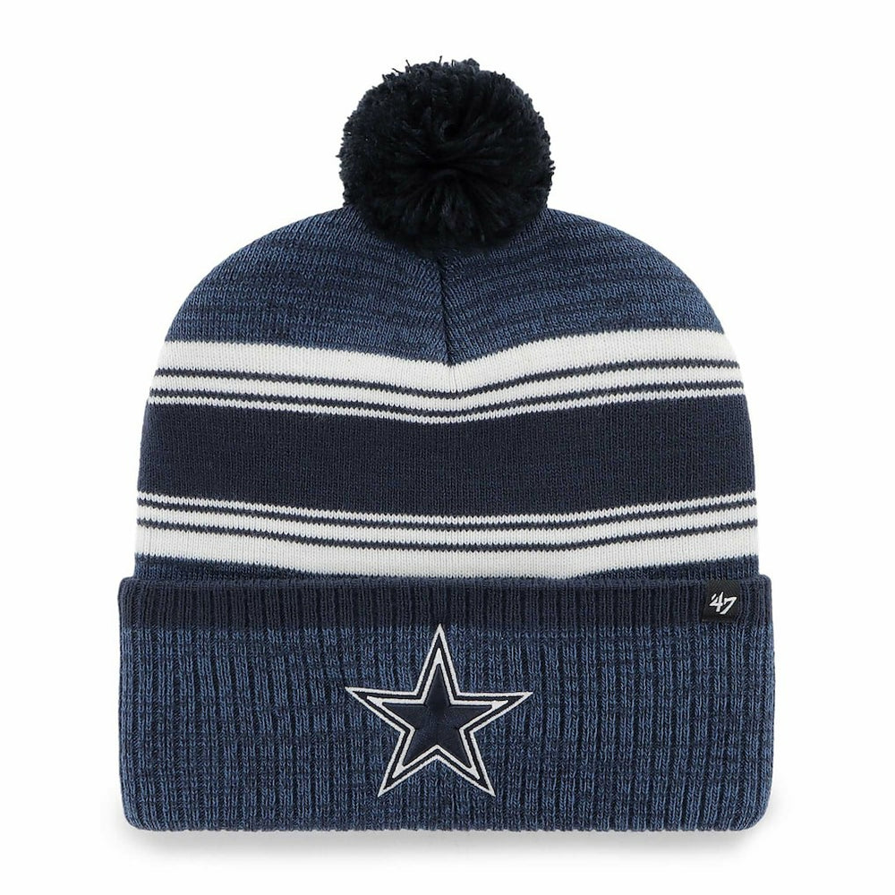 Dallas Cowboys '47 Fadeout Cuffed Knit Hat with Pom - Navy on sale