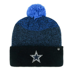 Dallas Cowboys '47 Dark Freeze Cuffed Knit Hat with Pom - Navy cheap