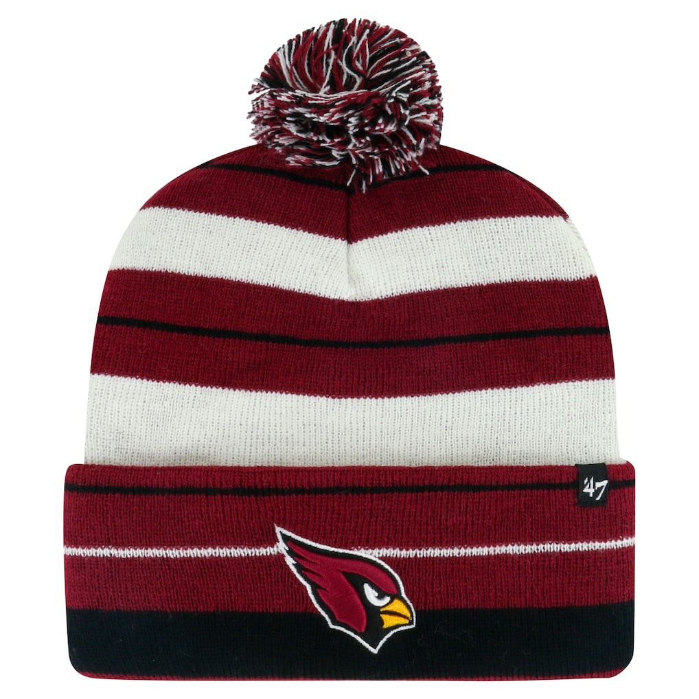 Arizona Cardinals '47 Powerline Cuffed Knit Hat with Pom - Cardinal cheap