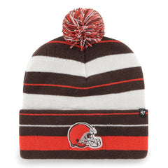 Cleveland Browns '47 Powerline Cuffed Knit Hat with Pom - Brown discount