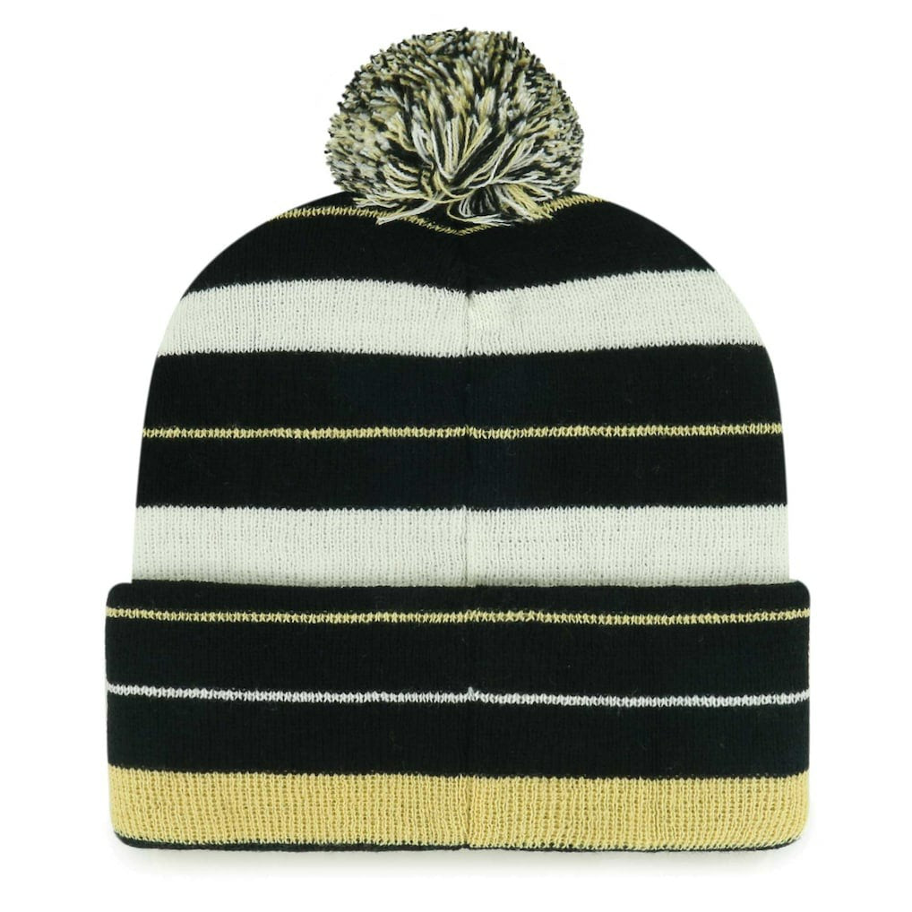 New Orleans Saints '47 Powerline Cuffed Knit Hat with Pom - Black on sale