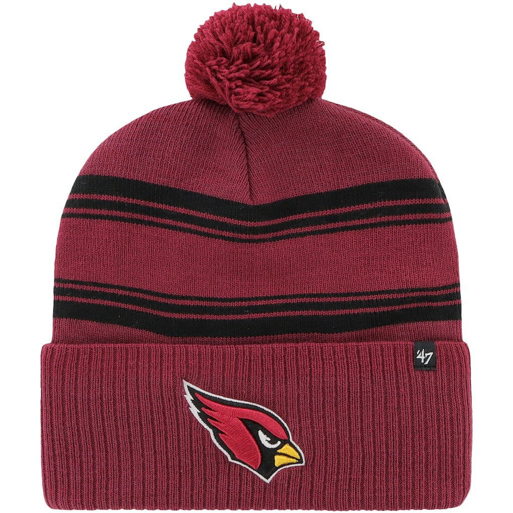 Arizona Cardinals '47 Fadeout Cuffed Knit Hat with Pom - Cardinal sale