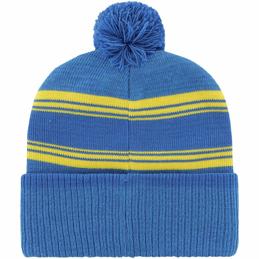 Los Angeles Rams '47 Fadeout Cuffed Knit Hat with Pom - Royal sale