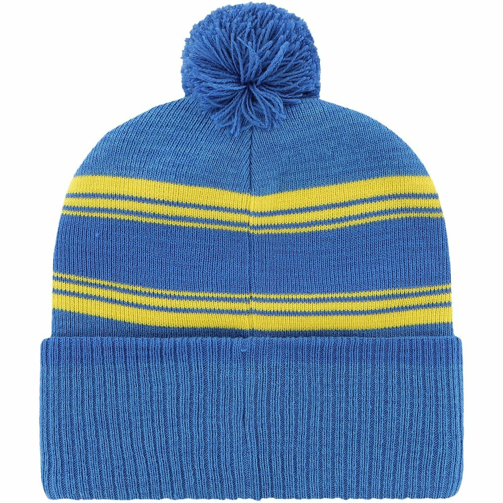 Los Angeles Rams '47 Fadeout Cuffed Knit Hat with Pom - Royal sale