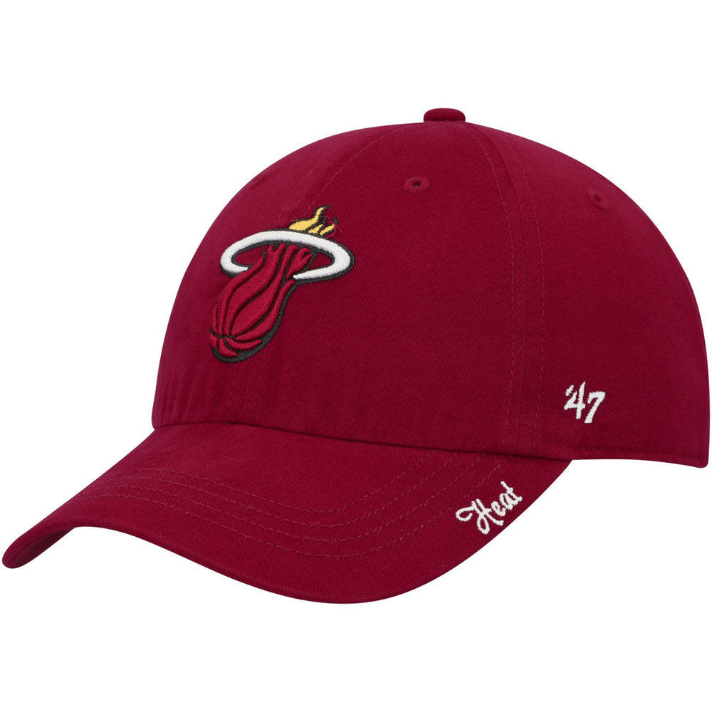 Miami Heat '47 Women's Miata Clean Up Adjustable Hat - Red | 47 brand for sale