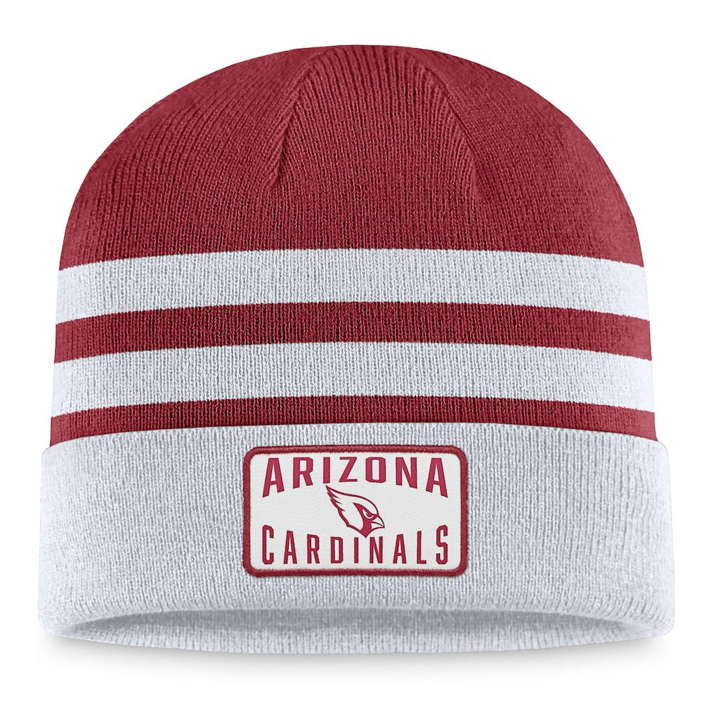 Arizona Cardinals Logo Cuffed Knit Hat - Heather Gray sale