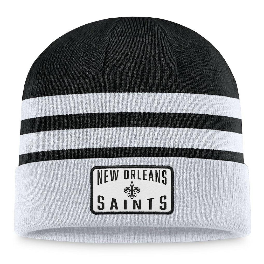 New Orleans Saints Logo Cuffed Knit Hat - Heather Gray cheap