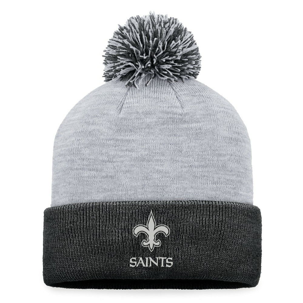 New Orleans Saints Women's Cuffed Knit Hat with Pom - Gray online