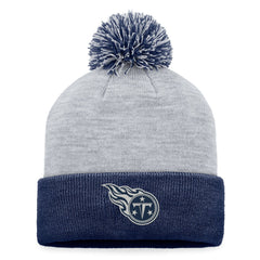 Tennessee Titans Women's Cuffed Knit Hat with Pom - Gray cheap