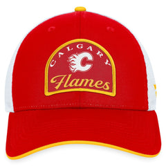 Calgary Flames Fanatics Fundamental Adjustable Hat Red/White