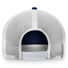 St. Louis Blues Fanatics Women's Fundamental Trucker Adjustable Hat Navy/White