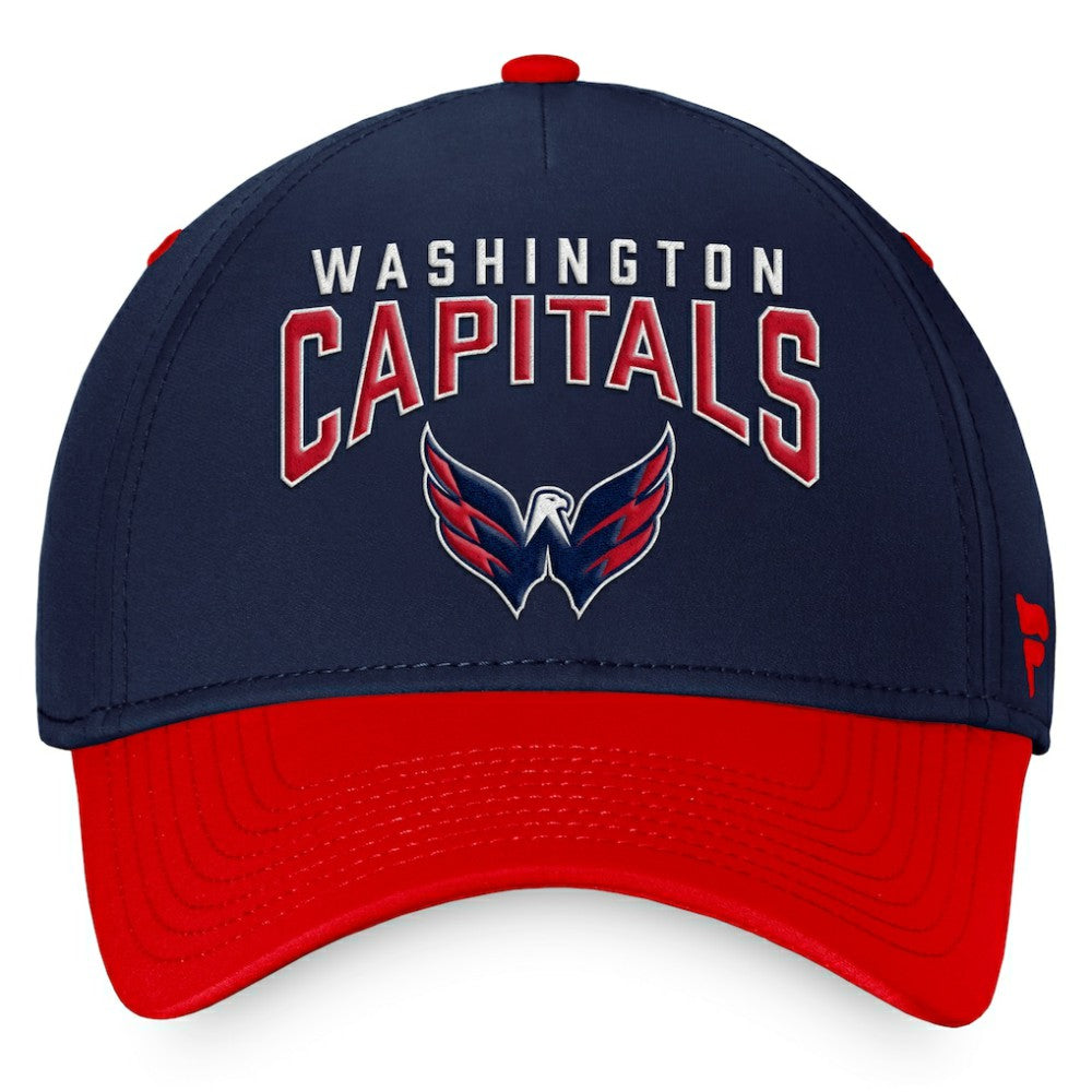 Washington Capitals Fanatics Fundamental 2-Tone Flex Hat Navy/Red