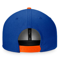 New York Islanders Fanatics Fundamental Colorblocked Snapback Hat Royal/Orange