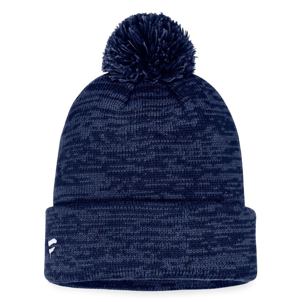 St. Louis Blues Fanatics Fundamental Cuffed Knit Hat with Pom Navy