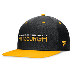 Pittsburgh Penguins Fanatics Authentic Pro Alternate Jersey Snapback Hat Black/Gold