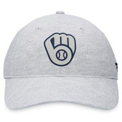 Milwaukee Brewers Logo Adjustable Hat - Gray