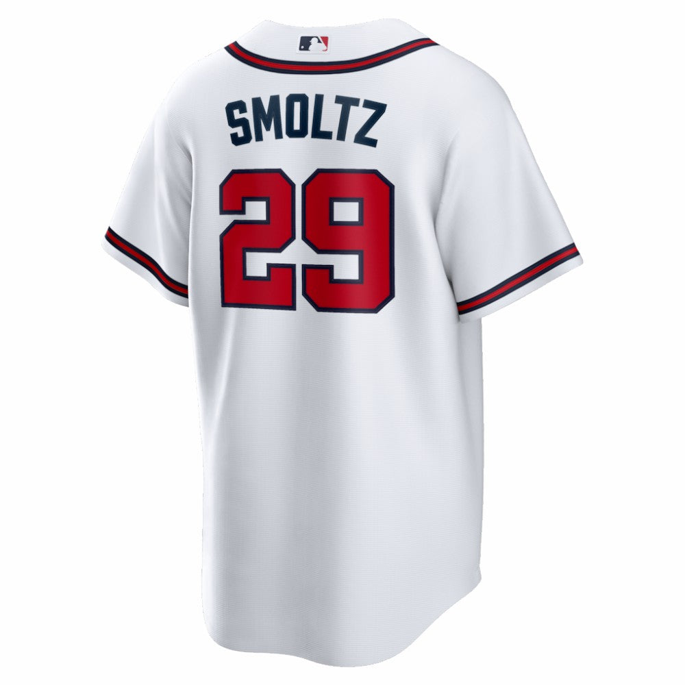 John Smoltz Atlanta Braves Home Retired Player Replica Jersey - White | Nike