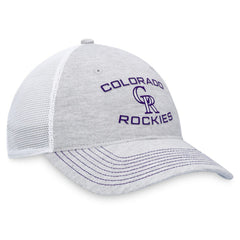 Colorado Rockies Trucker Adjustable Hat - Gray