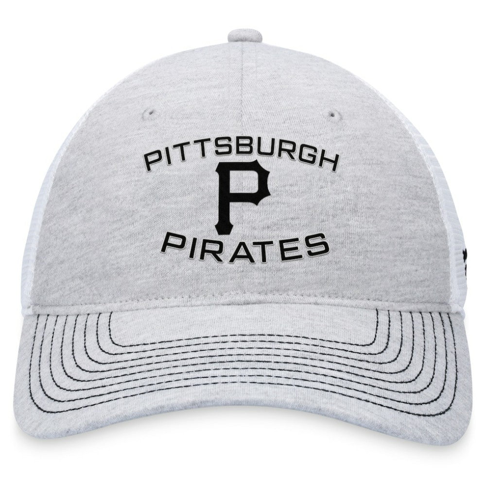 Pittsburgh Pirates Trucker Adjustable Hat - Gray