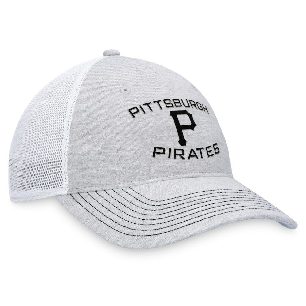 Pittsburgh Pirates Trucker Adjustable Hat - Gray