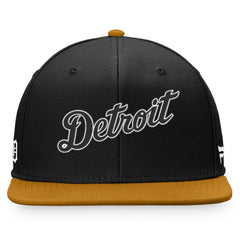 Detroit Tigers Fitted Hat - Black/Khaki