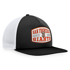 San Francisco Giants Foam Front Patch Trucker Snapback Hat - Black