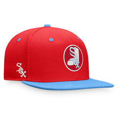 Chicago White Sox Cooperstown Collection Two-Tone Fitted Hat - Red/Light Blue