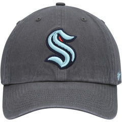 Seattle Kraken '47 Clean Up Adjustable Hat Charcoal