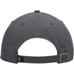 Seattle Kraken '47 Clean Up Adjustable Hat Charcoal