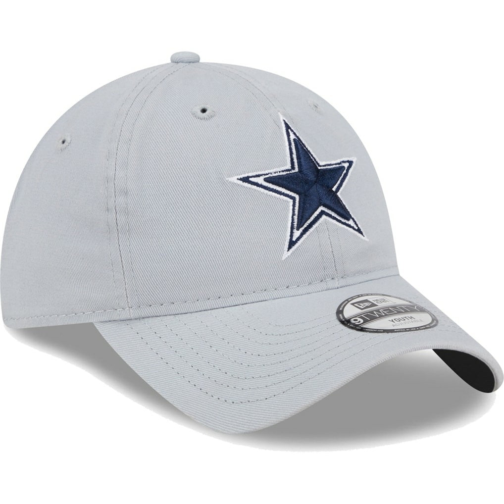 Dallas Cowboys New Era Youth Main Core Classic 2.0 9TWENTY Adjustable Hat - Gray online
