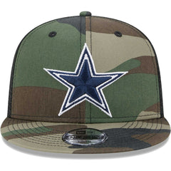 Dallas Cowboys New Era Youth Main Trucker 9FIFTY Snapback Hat - Camo sale
