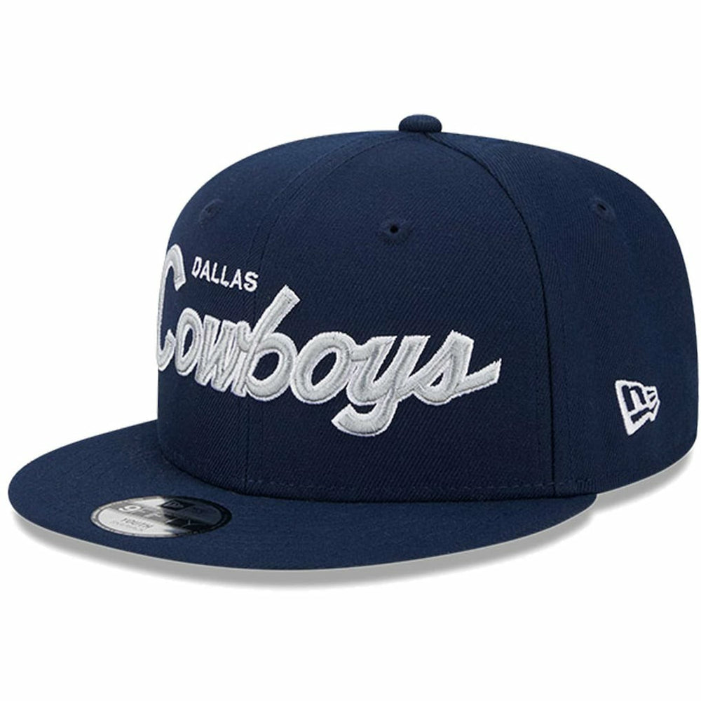 Dallas Cowboys New Era Youth Main Script 9FIFTY Snapback Hat - Navy for sale