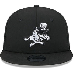 Dallas Cowboys New Era Youth Retro Joe Main B-Dub 9FIFTY Trucker Adjustable Hat - Black sale