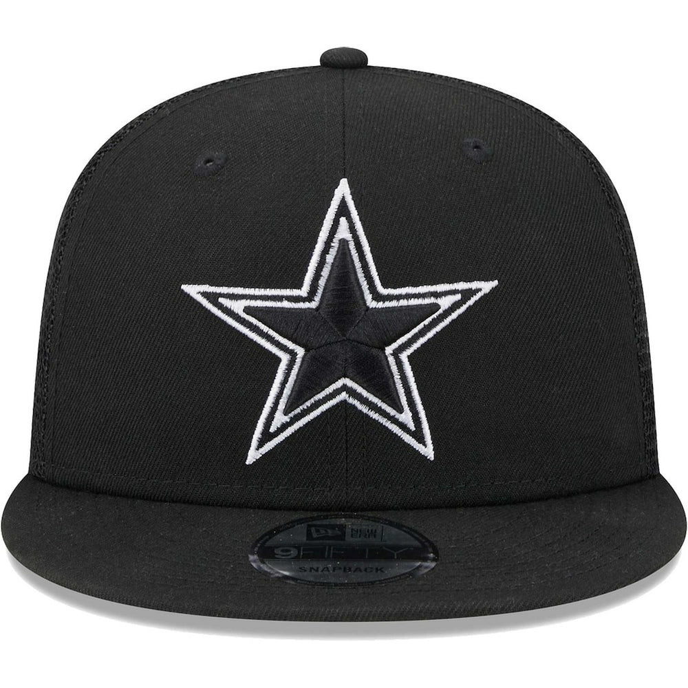 Dallas Cowboys New Era Main Trucker 9FIFTY Snapback Hat - Black discount