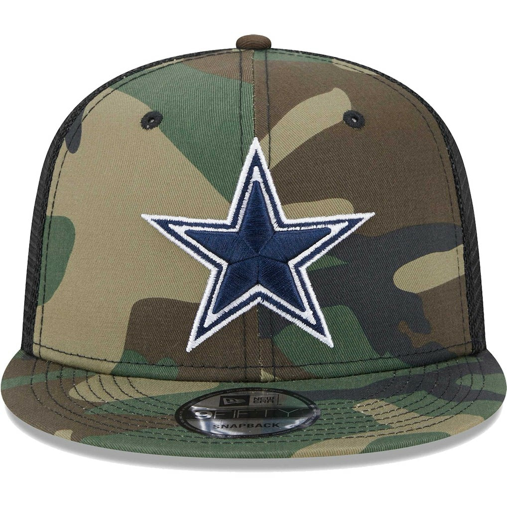 Dallas Cowboys New Era Main Trucker 9FIFTY Snapback Hat - Camo sale