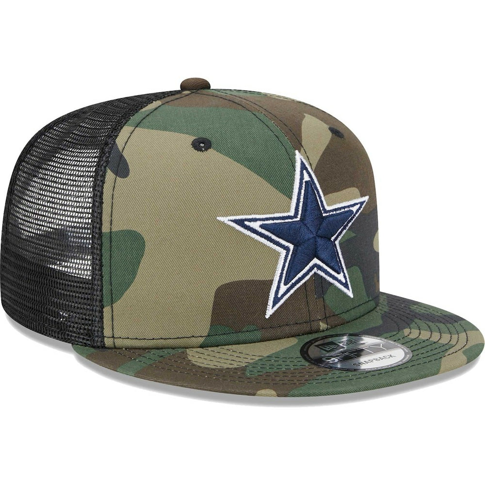 Dallas Cowboys New Era Main Trucker 9FIFTY Snapback Hat - Camo sale
