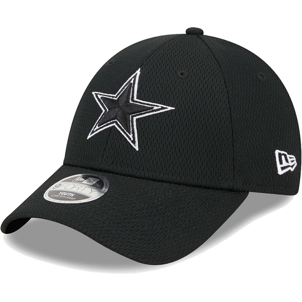 Dallas Cowboys New Era Youth Main B-Dub 9FORTY Adjustable Hat - Black sale