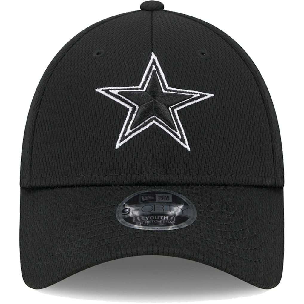 Dallas Cowboys New Era Youth Main B-Dub 9FORTY Adjustable Hat - Black sale