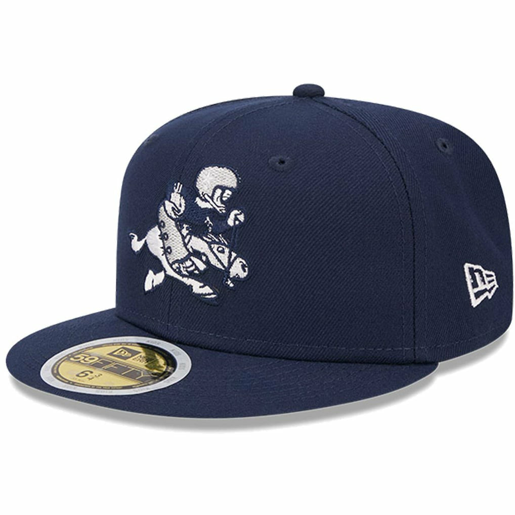 Dallas Cowboys New Era Youth 1966-69 Gridiron Classics Retro Joe Throwback Logo Main 59FIFTY Fitted Hat - Navy outlet