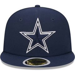 Dallas Cowboys New Era Youth Main 59FIFTY Fitted Hat - Navy discount