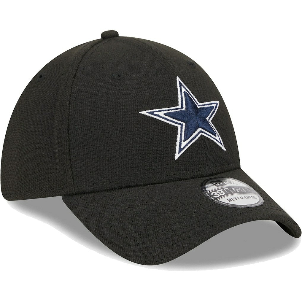 Dallas Cowboys New Era Main 39THIRTY Flex Hat - Black discount