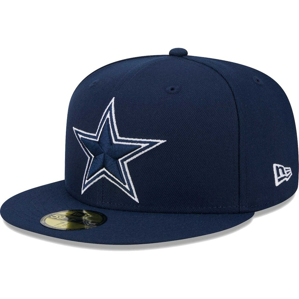 Dallas Cowboys New Era Main Patch 59FIFTY Fitted Hat - Navy outlet