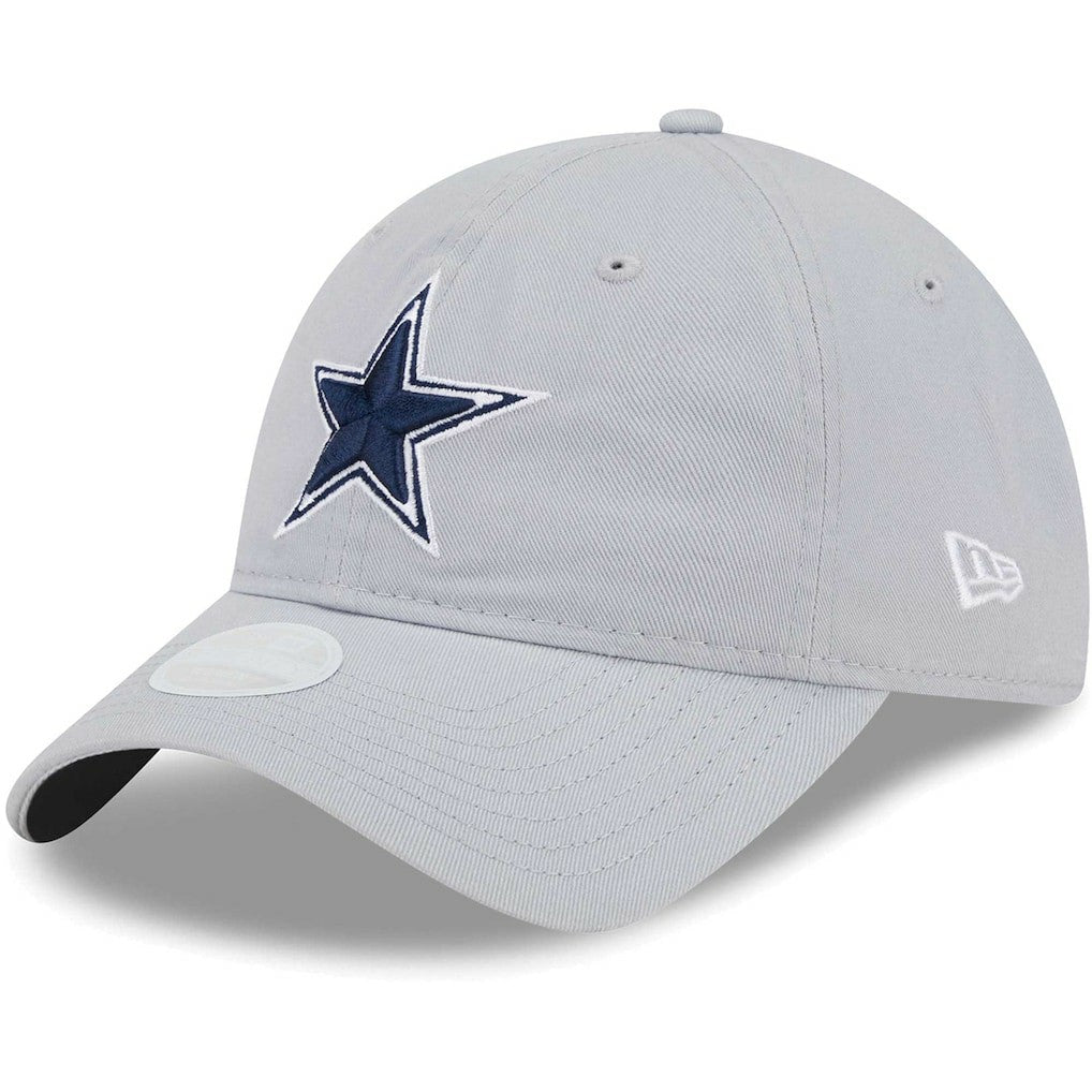 Dallas Cowboys New Era Women's Main Core Classic 2.0 9TWENTY Adjustable Hat - Gray discount