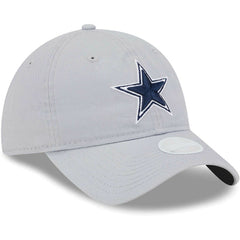 Dallas Cowboys New Era Women's Main Core Classic 2.0 9TWENTY Adjustable Hat - Gray discount