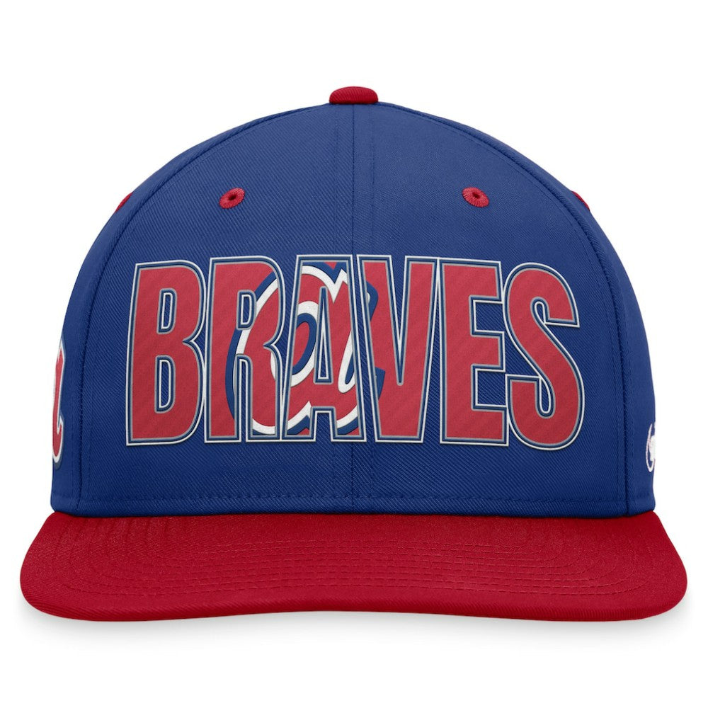 Atlanta Braves Cooperstown Collection Pro Snapback Hat - Royal | Nike