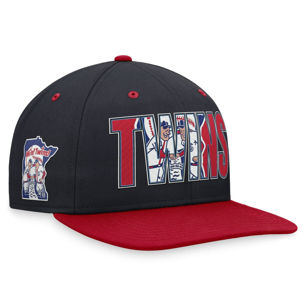 Minnesota Twins Cooperstown Collection Pro Snapback Hat - Navy | Nike