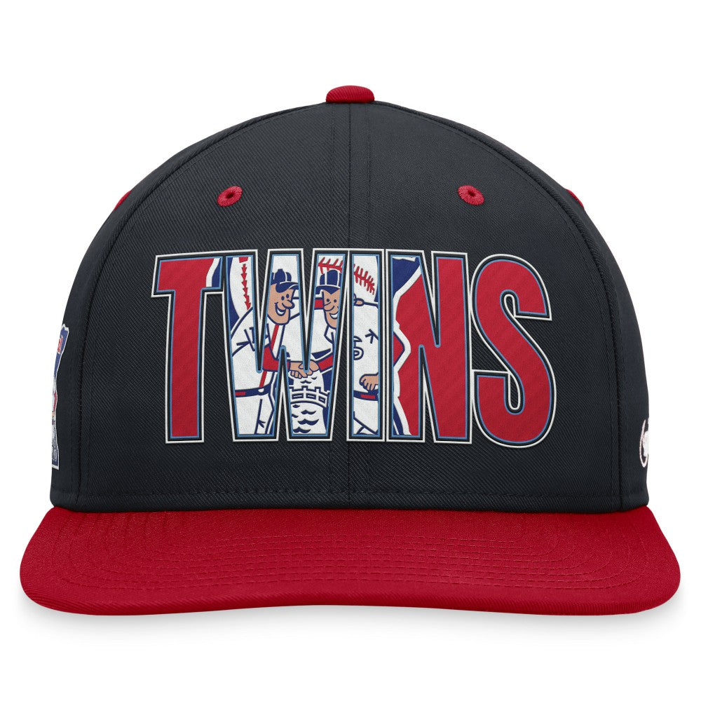 Minnesota Twins Cooperstown Collection Pro Snapback Hat - Navy | Nike