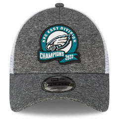 Philadelphia Eagles New Era 2022 NFC East Division Champions Locker Room 9FORTY Adjustable Hat - Heather Gray sale